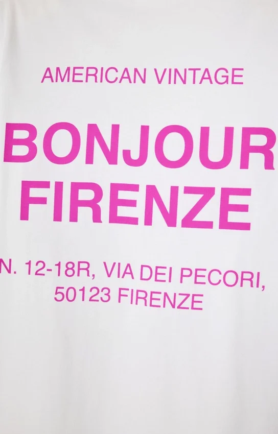 Camiseta unisex «Firenze». Referencia: MFIZ25BFIRENZE