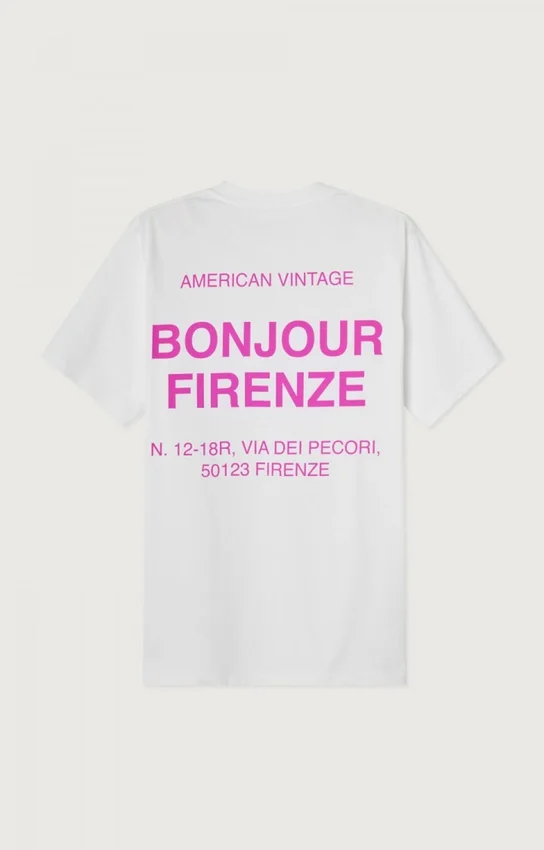 Camiseta unisex «Firenze». Referencia: MFIZ25BFIRENZE